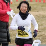 10kmマラソンで見事女性1位となったランナー