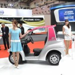 コンビニや飲料配達などの現場で活躍している、トヨタ車体の超小型EV「コムス」